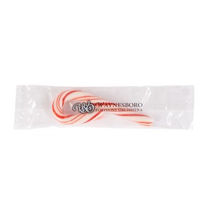 [CN-703-K] Small Candy Cane w/Clear Label