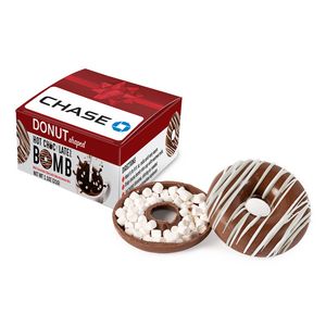 [DCB1-K] Donut-Shaped Hot Chocolate Bomb with Holiday Drizzle