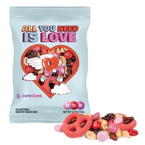 [DFB-755-K] 4oz Digibag, Valentines M&M Snack Mix
