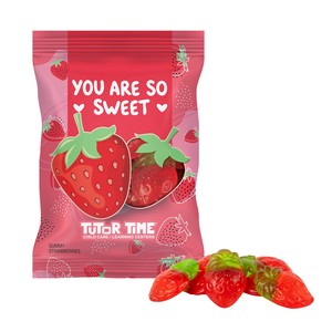 [DFB-GS-K] 4 oz. Full Color Digibag™ with Gummy Strawberries