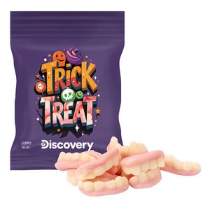 [DHF-TH-K] Clever Candy 2oz. Full Color DigiBag™ with Gummy Teeth