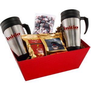 Tray w/Mugs and Tootsie Rolls