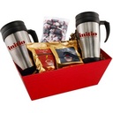 Tray w/Mugs and Tootsie Rolls