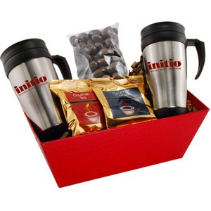 [DRB1500-046-K] Tray w/ Mugs and Chocolate Covered Almonds