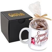 [DRB5010-DCA-K] Ceramic Mug Gift Set w/Dark Chocolate Almonds