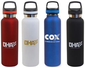 [DRK1660-K] 20 Oz. Satin Vacuum Bottle w/Handle Lid