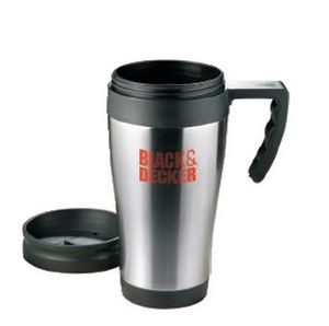 16 Oz. Stainless Steel Insulated Travel Mug