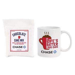 [DRK304-79-K] Fresh Beginnings® Full Color Mug and Cake Mix Gift Set
