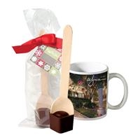 [DRK304-HCS-K] 11 Oz. Color Mug & Hot Cocoa On A Spoon