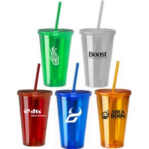 16 Oz. Insulated Acrylic Tumbler