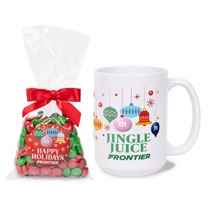 [DRK674-MM-K] Mug Drop Color Choice M&M's & 15oz Full Color Mug Set