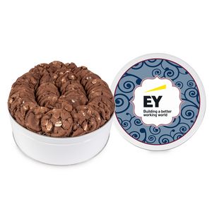 [FBC138-K] Fresh Beginnings Chocolate Double Chip Cookie Tin (Large)