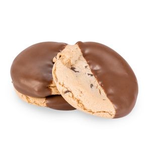 [FBC153-K] Fresh Beginnings Individually Wrapped Dipped Chocolate Chip Cookie