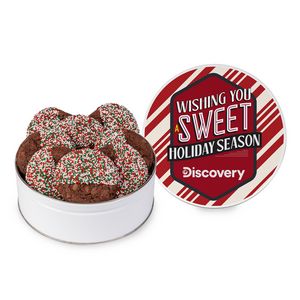 [FBC254-K] Decadent Chocolate French Sable Cookie in Gift Tin