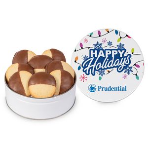 [FBC266-K] Chocolate Dipped Butter Cookie in Gift Tin