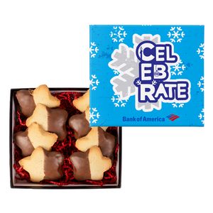 [FBC271-K] Chocolate Dipped Star Cookie in Gift Box