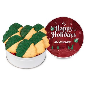 [FBC273-K] Decadent Christmas Tree Cookie Gift Tin
