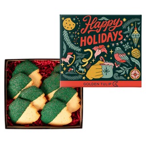 [FBC274-K] Decadent Christmas Tree Cookies in Gift Box