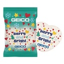 3" Iced Full Color Vanilla Cookie- Heart