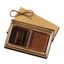Custom Chocolate Squares Gift Box (1 1/4 Oz.)