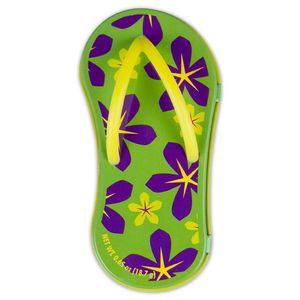 [FFGR-FL-K] Floral Green Flip Flop Mint Tin