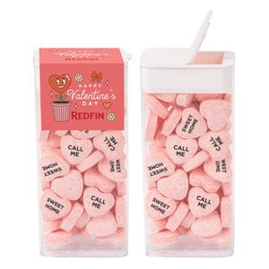 [FTT-ICH-K] Flip Top Tube with Imprinted Conversation Hearts