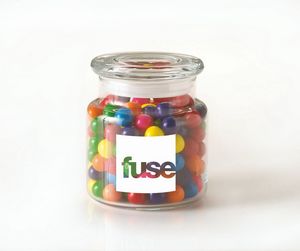 22 Oz. Glass Jar filled w/ Assorted Fruit Sours