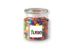 [G220-DBG-K] 22 Oz. Glass Jar w/ Rainbow Bubble Gum
