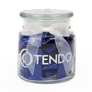 22 Oz. Glass Jar w/ Personalized Candies