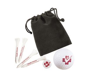 [GBL325-K] Golf Gift Set In Velour Bag