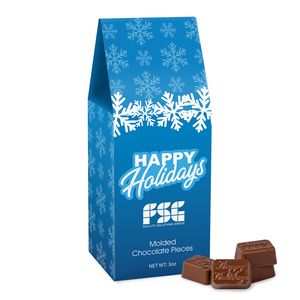 [GBL-TR12-K] Molded Chocolate Gable Box