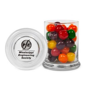 Gourmet Glass Jar Filled w/ Assorted Fruit Sours