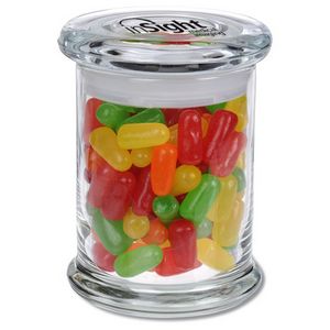 [GJ-MNI-K] Gourmet Glass Jar Filled w/ Mike & Ike