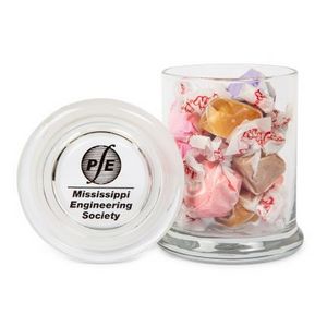 Gourmet Glass Jar Filled w/ Salt Water Taffy