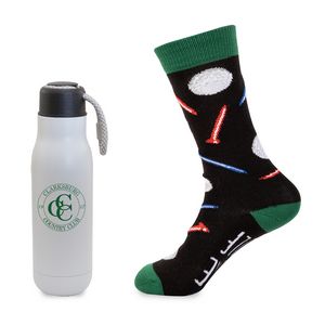 [GTS820-K] Less Work, More Golf Bottle Gift Set