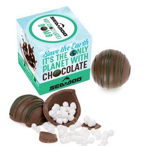 [HCB1-GREEN-K] Hot Chocolate Bomb with Green Drizzle