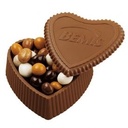 Custom Molded Chocolate Heart Box w/ Premium Confection