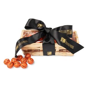 [JBF900-033-K] Gift Basket with Chocolate Basketballs