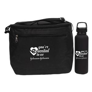 [KT220-K] Keeping It Cool Gift Set With Cooler And Water Bottle