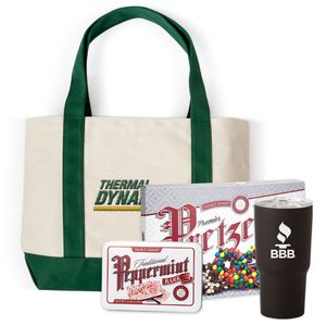 Embroidered Premium Canvas Boat Tote Bag Gift Set