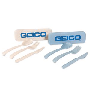 [KTN120-K] Wheat Straw Utensil Set