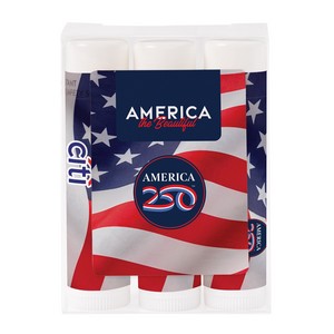[LB175A-K] America250 3 Pack Lip Balm