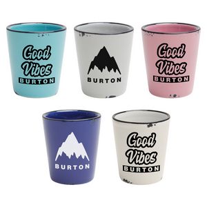 [LMS330-K] Distressed Camp Stone Shot Glass