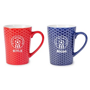 [LMS340-WC-K] ACE Hexagon Textured Soccer Mug