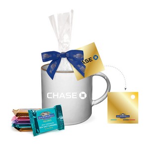[LMS346MD-K] Ghirardelli Mug Drop with 18oz Ghost Glaze Mug