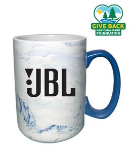 [LMS350-K] ACE Matte Marble Stoneware Mug