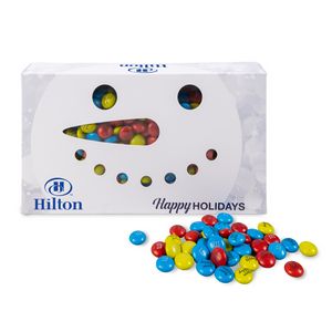 [MBX-SNOW-K] 1 lb. M&M'S® in Snowman Diecut Box