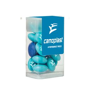 [MFT-CUBU-K] Mini Flip-Top Tube w/Imprinted Chocolate Buttons