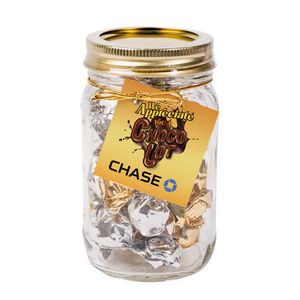 [MJ-TWT-K] Mason Jar with Twist Wrapped Truffles