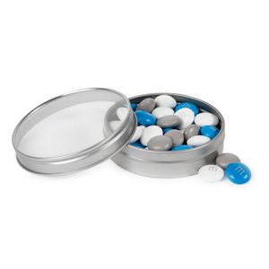[MMTIN15-K] 1.5 oz. Color Choice M&M'S® in Silver Tin